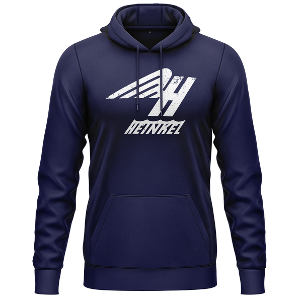 Heinkel Logo Hoodie (C) Hoodie RC-WEAR Navy-White XS