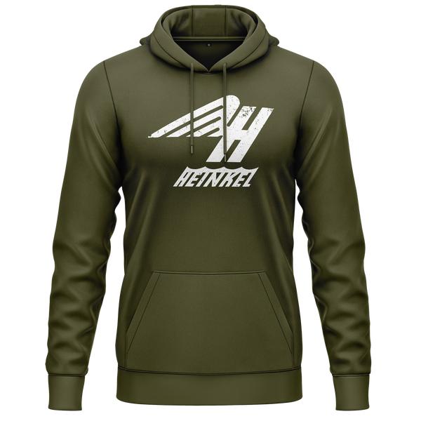 Heinkel Logo Hoodie (C) Hoodie RC-WEAR Army-White XS