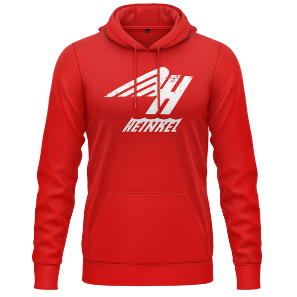 Heinkel Logo Hoodie (C) Hoodie RC-WEAR Red-White XS