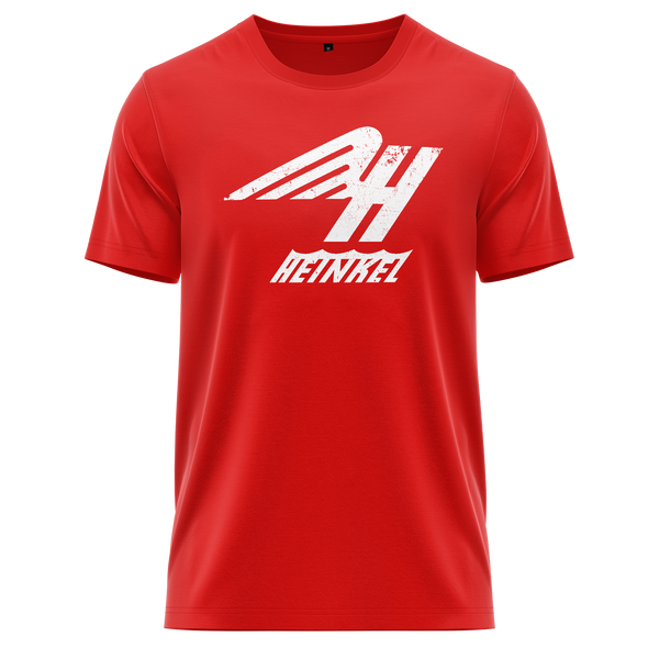 Heinkel Logo Shirt (C) Shirt RC-WEAR Red-White XS