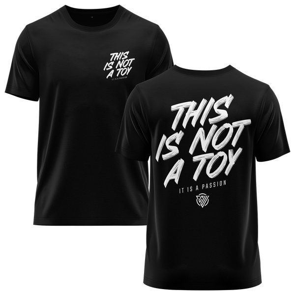 Not a toy Tag Shirt (B) Shirt RC-WEAR Black-White XS