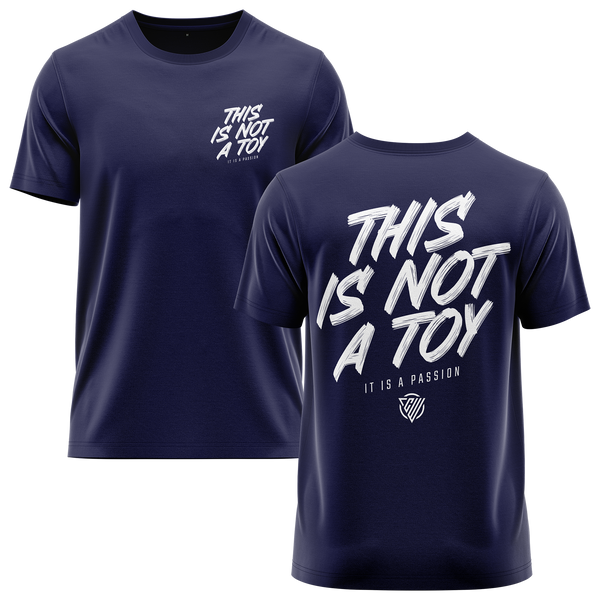 Not a toy Tag Shirt (B) Shirt RC-WEAR Navy-White XS