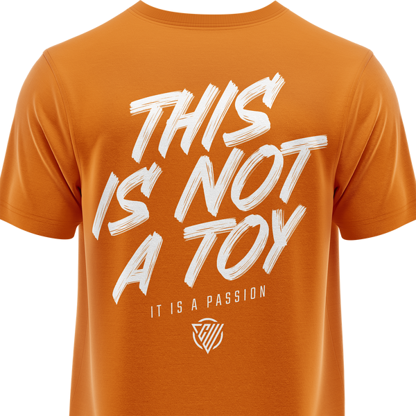Not a toy Shirt (orange) für RC Modellbauer