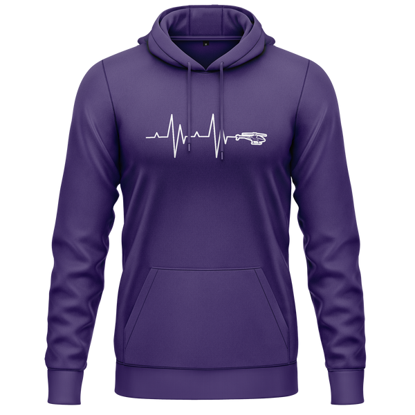 3D Heli Heartbeat Hoodie