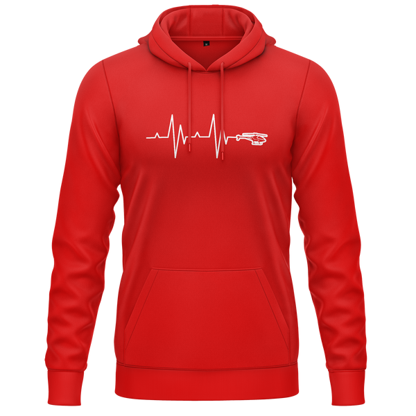 3D Heli Heartbeat Hoodie