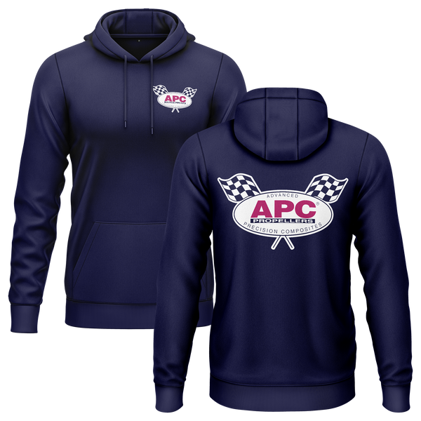 APC Propellers Hoodie (B) Hoodie RC-WEAR Navy-White XS