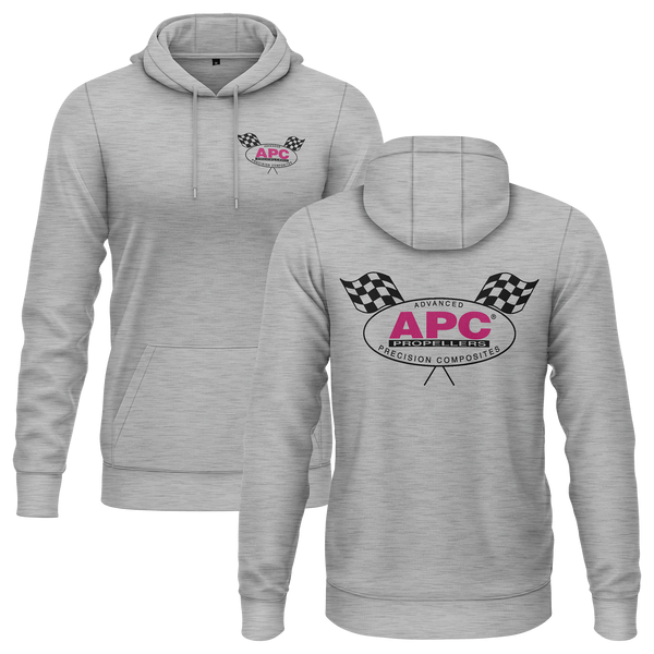 APC Propellers Hoodie (B) Hoodie RC-WEAR Grey-Black XS
