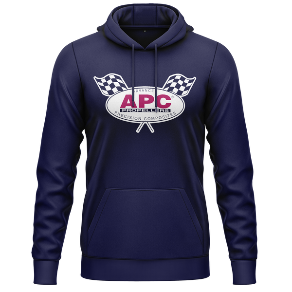 APC Propellers Hoodie (C) Hoodie RC-WEAR Navy-White XS