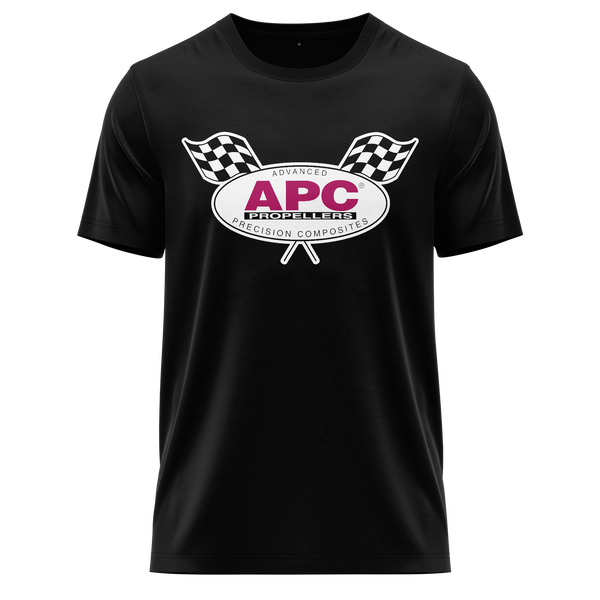 APC Propellers Shirt (C) Shirt RC-WEAR Black-White XS