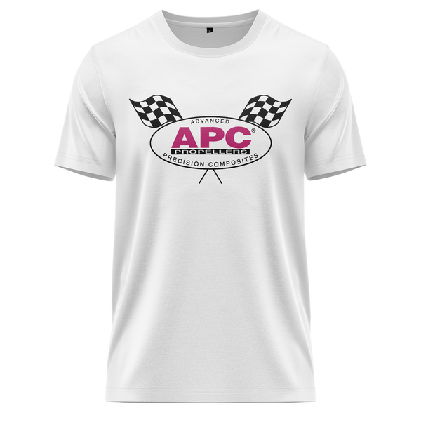 APC Propellers Shirt (C) Shirt RC-WEAR White-Black XS