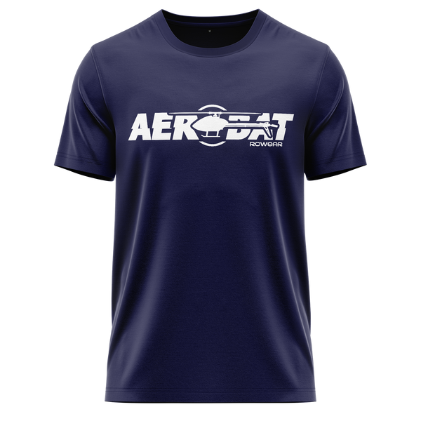 Heli Aerobat Shirt Shirt RC-WEAR Navy-White XS
