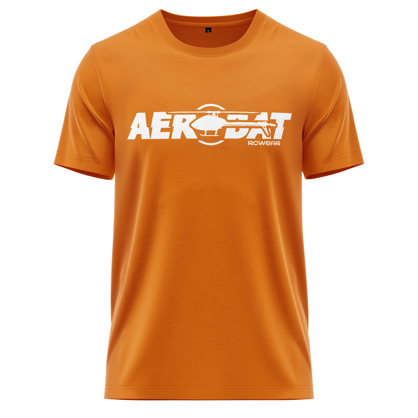 Heli Aerobat Shirt Shirt RC-WEAR Orange-White XS
