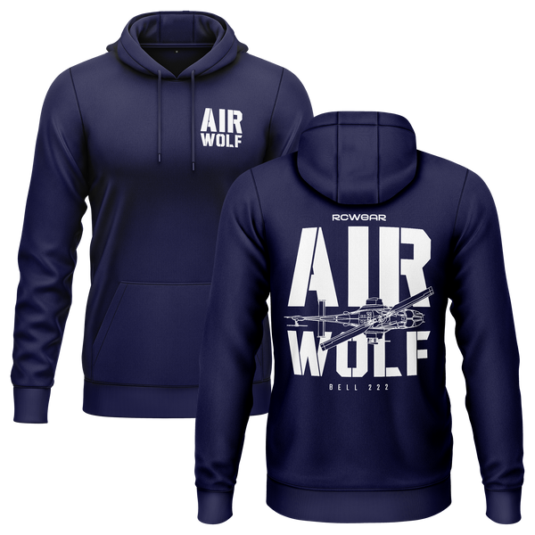 Airwolf Bell 222 Hoodie (B) Hoodie RC-WEAR Navy-White XS