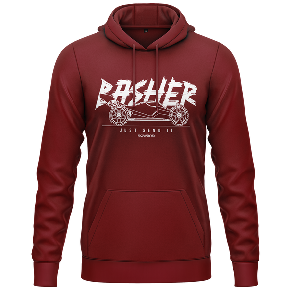 Basher Buggy Glitch BC Hoodie Hoodie RC-WEAR Burgundy-White XS