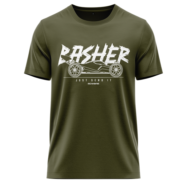 Basher Buggy Glitch BC Shirt Shirt RC-WEAR Army-White XS