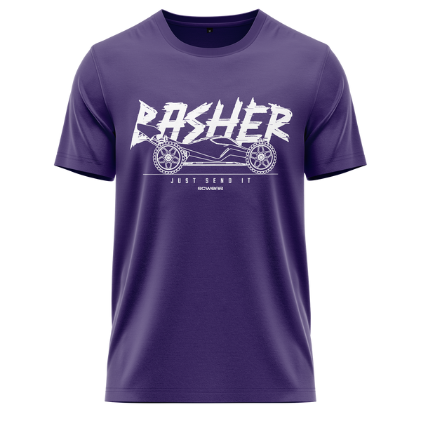 Basher Buggy Glitch BC Shirt Shirt RC-WEAR Violet-White XS