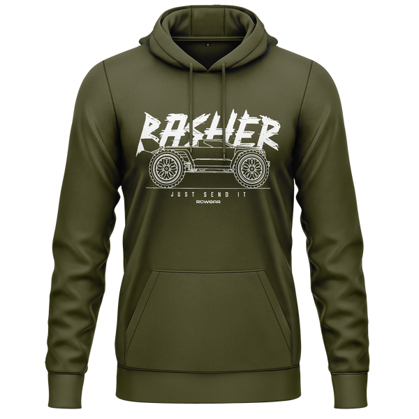 Basher Truck Glitch BC Hoodie Hoodie RC-WEAR Army-White XS