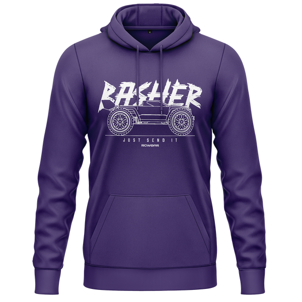 Basher Truck Glitch BC Hoodie Hoodie RC-WEAR Violet-White XS
