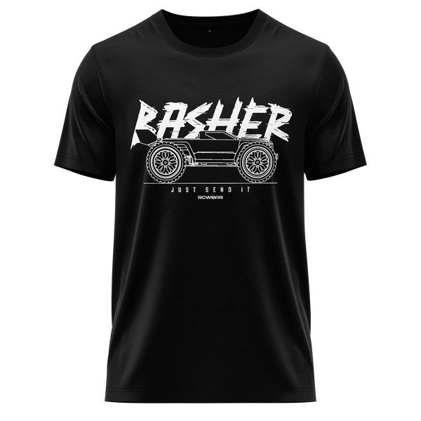 Basher Truck Glitch BC Shirt Shirt RC-WEAR Black-White XS