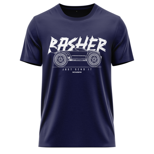 Basher Truck Glitch BC Shirt Shirt RC-WEAR Navy-White XS