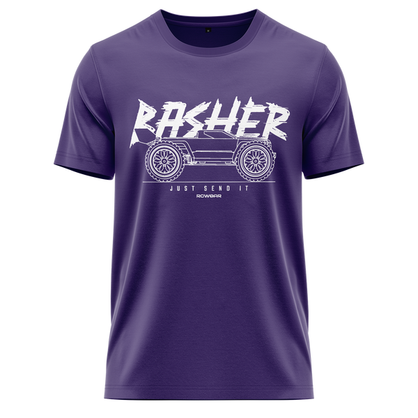 Basher Truck Glitch BC Shirt Shirt RC-WEAR Violet-White XS