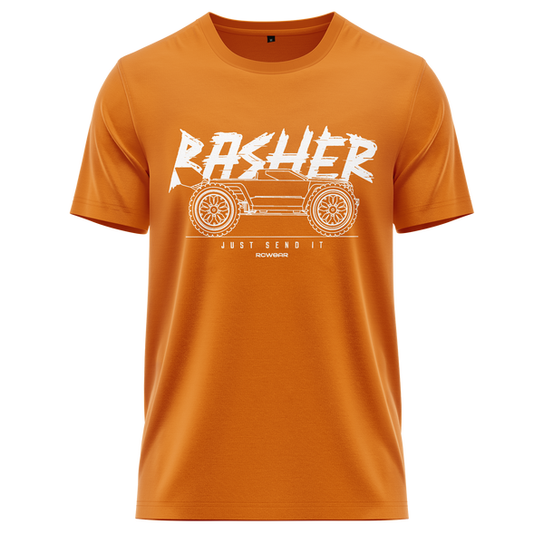 Basher Truck Glitch BC Shirt Shirt RC-WEAR Orange-White XS