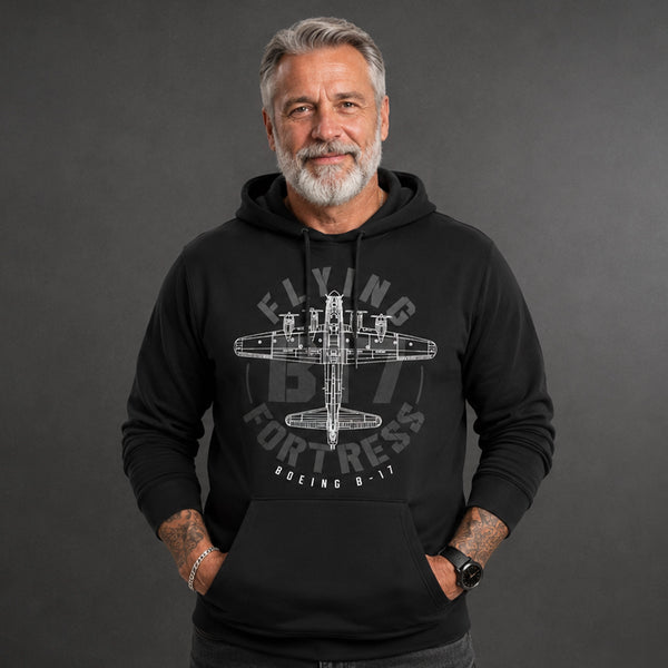 B-17 Flying Fortress BC Hoodie (C-B)