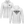Bücker Logo Zip-Hoodie Zip Hoodie RC-WEAR White-Black S