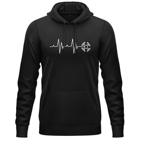Quadcopter Heartbeat Hoodie
