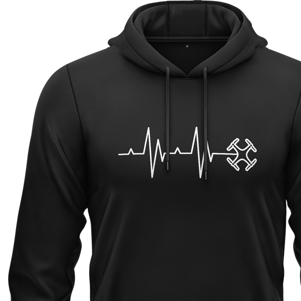 Quadcopter Heartbeat Hoodie