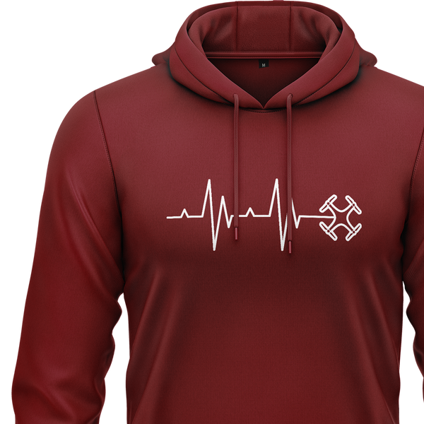 Quadcopter Heartbeat Hoodie