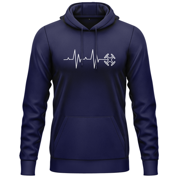 Quadcopter Heartbeat Hoodie