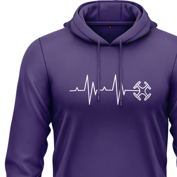 Quadcopter Heartbeat Hoodie