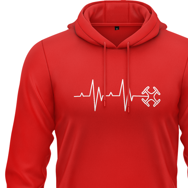 Quadcopter Heartbeat Hoodie