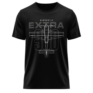 Extra 300 BC Shirt Shirt RC-WEAR Black-Dark XS