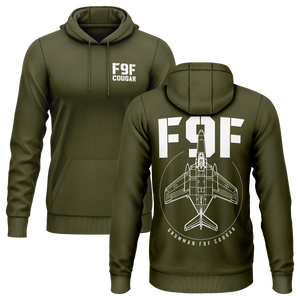 F9F Cougar BC Hoodie (B1) Hoodie RC-WEAR Army-White XS