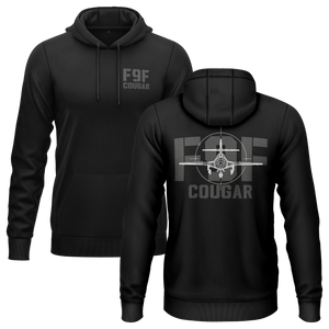 F9F Cougar BC Hoodie (B2) Hoodie RC-WEAR Black-Dark XS
