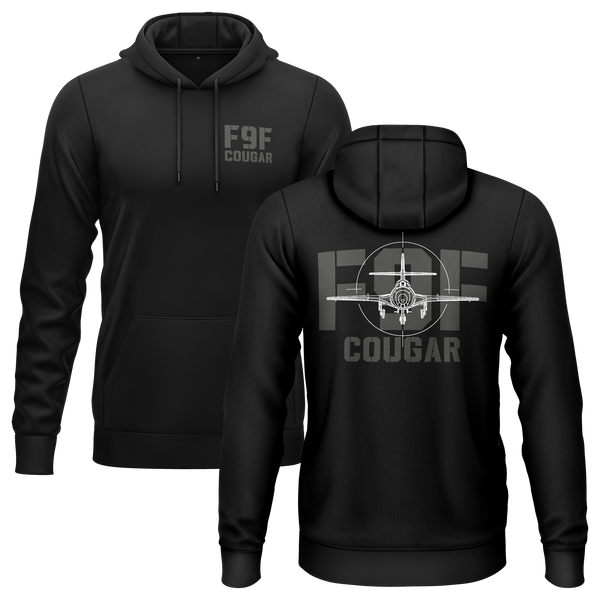 F9F Cougar BC Hoodie (B2) Hoodie RC-WEAR Black-Dark XS