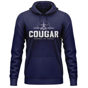 F9F Cougar BC Hoodie (C) Hoodie RC-WEAR Navy-White XS