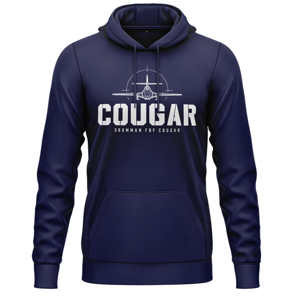F9F Cougar BC Hoodie (C) Hoodie RC-WEAR Navy-White XS