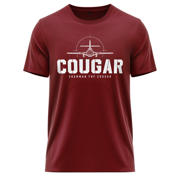 F9F Cougar BC Shirt (C) Shirt RC-WEAR Burgundy-White XS