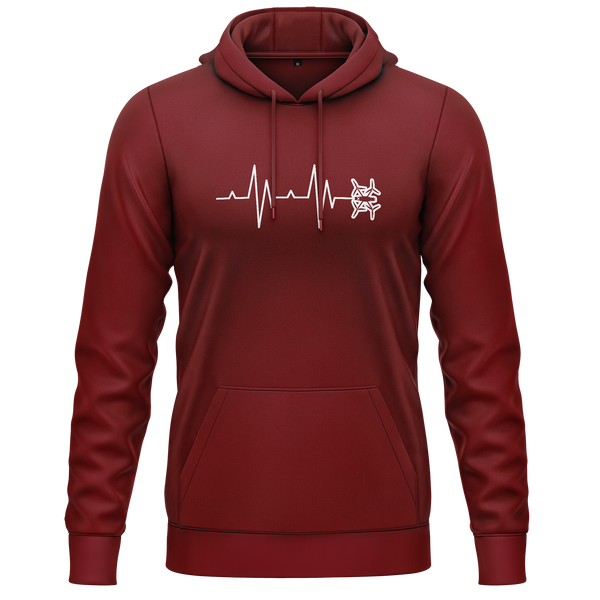 FPV Drone Heartbeat Hoodie