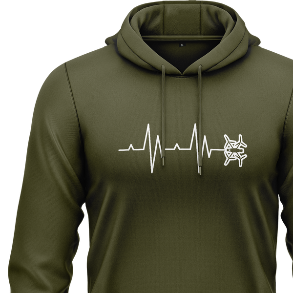 FPV Drone Heartbeat Hoodie