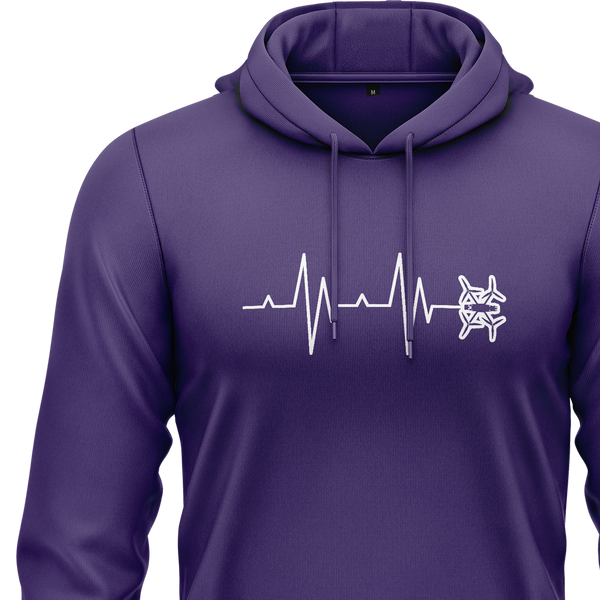 FPV Drone Heartbeat Hoodie