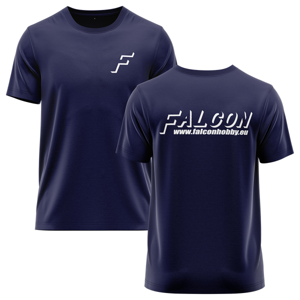 Falcon Hobby Shirt (B) Shirt RC-WEAR Navy-White XS