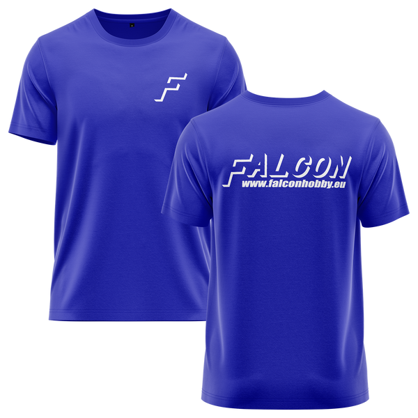Falcon Hobby Shirt (B) Shirt RC-WEAR Blue-White XS