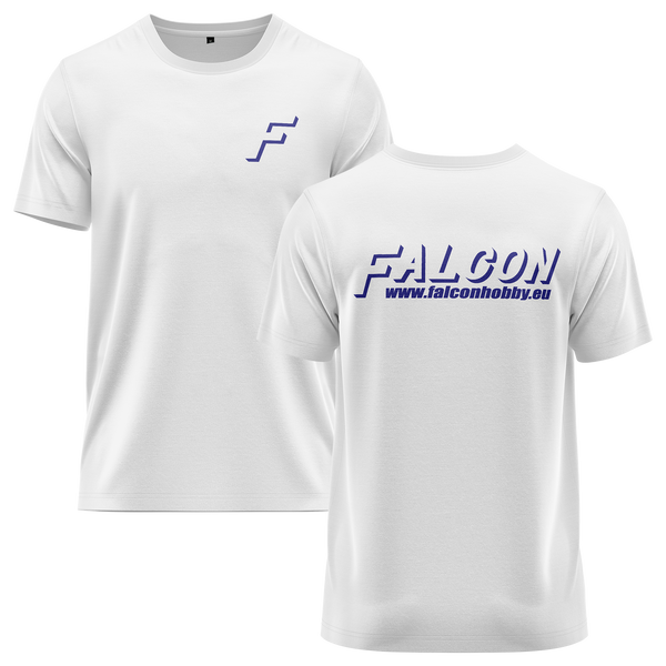 Falcon Hobby Shirt (B) Shirt RC-WEAR White-Blue XS