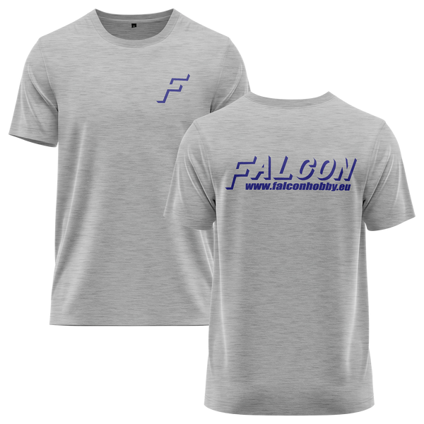 Falcon Hobby Shirt (B) Shirt RC-WEAR Grey-Blue XS