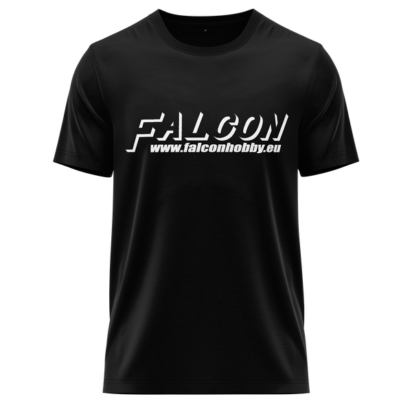 Falcon Hobby Shirt (C) Shirt RC-WEAR Black-White XS