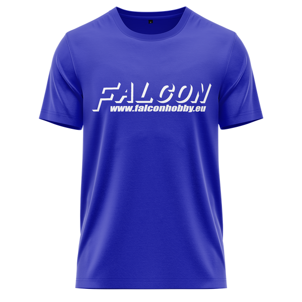 Falcon Hobby Shirt (C) Shirt RC-WEAR Blue-White XS